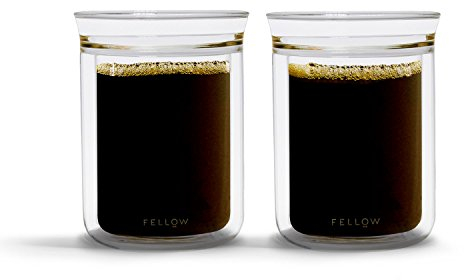 Fellow Stagg Tasting Glasses for Coffee and Tea with Handblown Borosilicate Glass, 10 oz (Set of 2) Clear