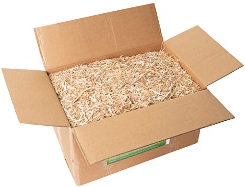 Jumbogras® Kleintier-Einstreu 70 l, 10 kg aus Miscanthus/Elefantengras/Chinagras, extrem saugfähige Häckselgut-Streu, günstige Stroh- u. Sägespäne/Holzspäne-Alternative für sauberen Käfig