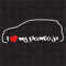 speedwerk-motorwear I Love My Picanto JA - Sticker für Kia, ab Bj. 17