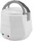 1.3L 24v 180w Fiambrera eléctrica de Camión, Olla arrocera eléctrica Doble hebilla de seguridad Calentadora Almuerzo Eléctrica (White)
