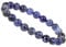 ELEDORO echtes Edelstein Perlen Armband - Natürliche Chakra Power Steine, Stretch Design, 8mm (Sodalith)