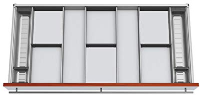 Blum Orga-Line Besteckeinsatz Facheinteilungs-Set KB 1100-1199mm, NL 450mm, grau