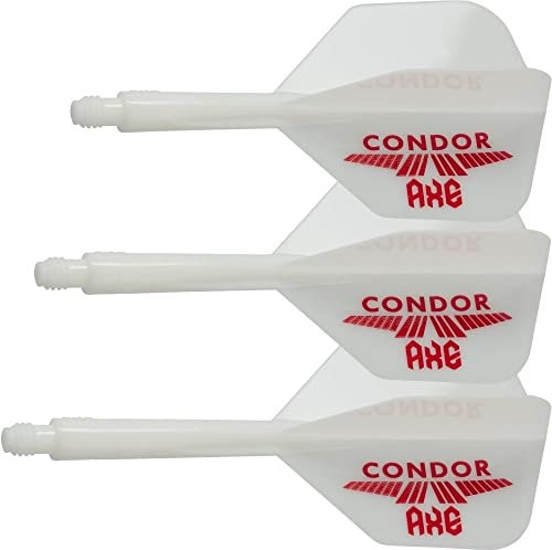 Trinidad Darts Condor Achse Shape wei? Logo l 33 5 mm, 3 st?ck.