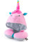 Benbat Reise-Kopfkissen, Reisekissen, Baby, Nackenkissen für Kinder, Reisekissen, Kinder, Auto, Kopfstütze mit Reisekapuze, Einhorn-Motiv, BE-HH180