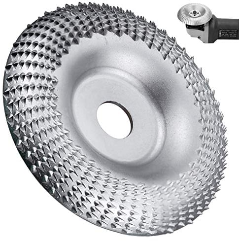 Disco Abrasivo de Madera Pulido Conformado Rotativo Disco de Corte de Carpintería Herramiento de Tallado para Amoladora Angular 5/8 pulgadas (100MM)