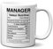 L'Esprit Des Anges Tasse-Mug Collègue-Manager Valeur Nutritive - Idée Cadeau Patron Travail Nouveau Job