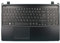 fqparts La Shell Attorno alla Tastiera C Conchiglia Shell & Touchpad & Tastiera for Acer for Aspire E1-522 Nero Layout Inglese Americano
