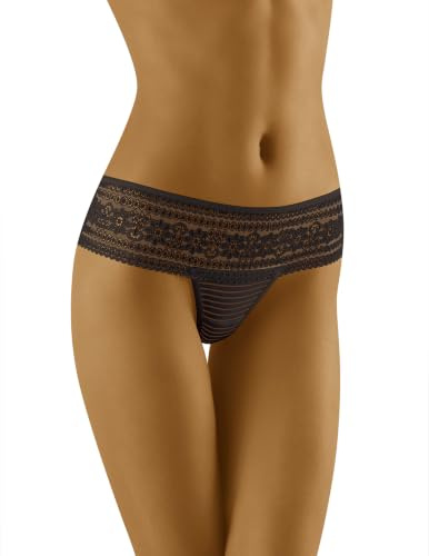 Wolbar Damen Sexy Tanga-Strings Spitze Miederslip Slips Mit Tiefer Hüftlinie WB92