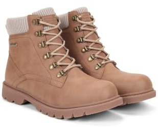 Mountain Warehouse Vienna wasserdichte Damen-Freizeitstiefel - IsoDry, Obermaterial aus Synthetik, EVA-Zwischensohle - ideal im Freien und Wandern im Herbst und Winter Hellbraun 41 EU