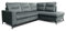 Robin Camel Ecksofa mit Schlaffunktion Bettkasten 5 Abnehmbare Rückenkissen Sofa L-Form Schlafsofa Freistehende Eckcouch Schlafcouch Wohnzimmermöbel Wohnlandschaft Grau Rechts