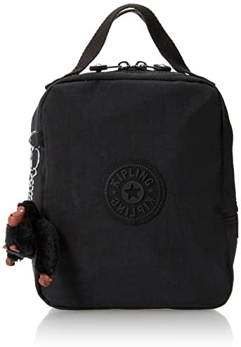 Kipling Lyla - Bolsa de almuerzo isotérmica reutilizable, color negro (negro auténtico), talla S