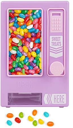 YOBRO Distributeur de bonbons, joli distributeur automatique pour bureau, distributeur manuel de bonbons, mini bonbons, cadeau d'anniversaire et de Noël pour filles, cadeau pour amies, petites amies