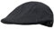 WEROR Herren Flatcap Schirmmütze Schiebermütze Cap Mütze WEROR-409.1 (58-59, Anthrazit)