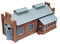 Outland Models Capannone per locomotiva della ferrovia (1-stalla) scala 1:220 Z
