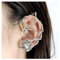 Dervivea Gothic Spinnennetz Ohrringe - Punk Silber Ohr Crawler, Strass Ohrmanschette, Totenkopf Hand Ohrclimber Schmuck Für Frauen Und Mädchen