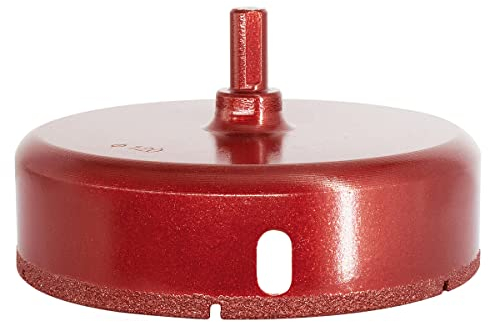 Meccion Scie Cloche Diamantés, Foret Trépan Diamant pour Carrelage/Verre/Marbre (125mm)