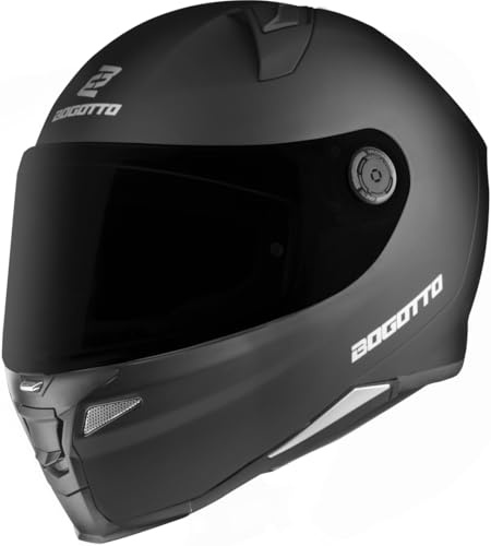 Bogotto FF110B Helm, schwarz matt, 2XL | Beschlaghemmend