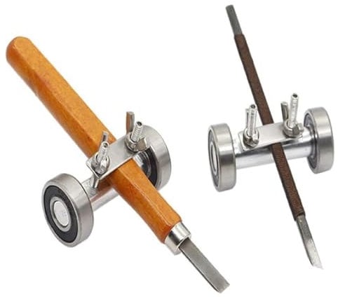 Wood Chisels Honing Guide Wood Chisel Sharpener Fixed Angle Holder Sharpening Plane Iron Graver Tool Supplies, Silver (2pcs) Artists