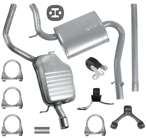 Polmo Schalldämpferset Auspuffanlage Auspuff für A4 B7 2004-10/2007 1.6