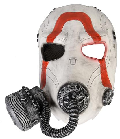 CrosCentury Halloween Psycho Krieg Maske Herren Kostüm Maske Merchandise für Erwachsene Männer Frauen Kostüm Cosplay Maske (CY-PKM)