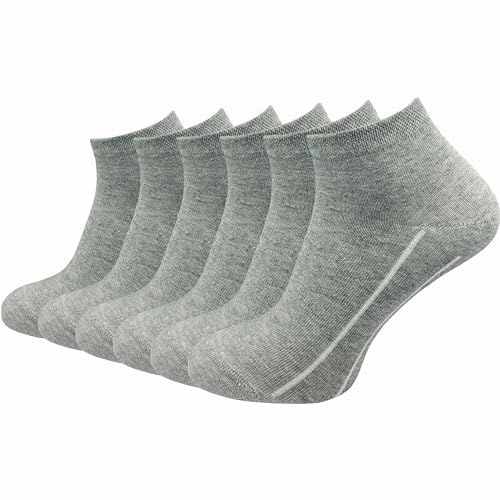 GAWILO Damen Quarter Socken (6 Paar)| atmungsaktive & verstärkte Kurzsocken | ohne drückende Naht über den Zehen