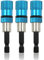 3 STÜCKE Bithalter Magnetisch, 1/4, Sechskantschaft Trockenbau Bit, 60mm Bohrfutter Adapter, Magnetisch Schnellwechsel Bithalter, für Bohrer, Treiber, Bits und Handtreiber