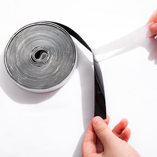Klettband Selbstklebend Klettverschluss 20mm Breit Selbstklebend Hakenband Stark Klettverschluss Zuschneidbar Für Fliegengitter Vorhänge Magnet Thermo Türvorhang. Nur Hakenband 9m.