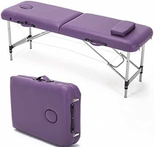 CAFIEDR Klappbares Massagetischbett, Physio-Massagebett, professionelles, zusammenklappbares, tragbares, ergonomisches Tischsofa mit Aluminiumfüßen