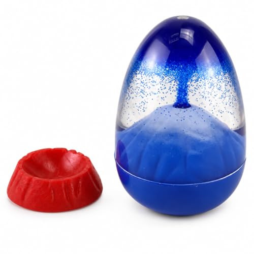 Sanduhr Flüssige Vulkanische Ei Eruption, Tropfen Sanduhr Liquid Timer | Kreative Volcano Eruption Hourglass Fidget Toy Sensorisches Spielzeug Ornamente Sanduhr für Kinder, Erwachsene