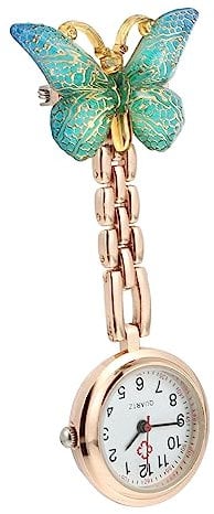 Holibanna Hängende Uhr Für Krankenschwestern Farbenfrohes Design Clip Brosche Quarz Für Einsatz Im Gesundheitswesen Für Frauen Und Mädchen Praktische Taschenuhr