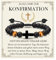 FAOMZQ Konfirmation Geschenke Junge, Konfirmationsgeschenk für Jungen, Kreuz Armband für Jungs zur Konfirmation, Konfirmation Armband für Sohn Bruder Enkel Neffen Patensohn von Mama Papa Großeltern