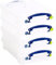 Really Useful Box Plastic Storage 4 Litre Clear (Pack Of 4)