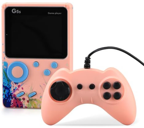 Retro Handheld Game Console, 3.0 Inch Screen, Mini Games Console 500+ Classic FC Games, Support for Connecting TV & 2 Players, Ideal Christmas or Birthday Gift