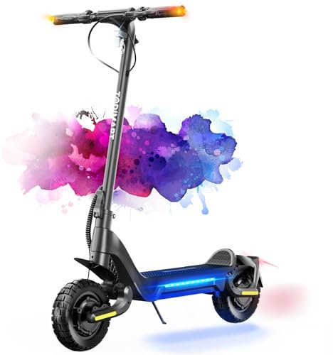 TODIMART X5S Trotinette Electrique Adulte Puissante APP Contrôle Autonomie 85km Batterie 48V 20Ah Moteur 1000W*2 Trottinette électrique Adulte Tout Terrain Double Suspension Scooter Electrique