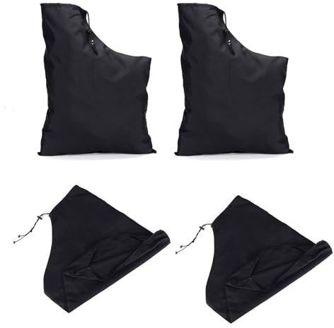 Sac de rangement réglable en tissu polyester résistant à l'eau pour aspirateur à feuilles électrique