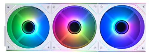 Thermalright TR TL-M12QRW-S X3 Ventola inversa per CPU da 120mm,connettore PWM,raffreddamento silenzioso per PC con luce ARGB,ventola per PC collegata senza fili con effetto luce ARGB