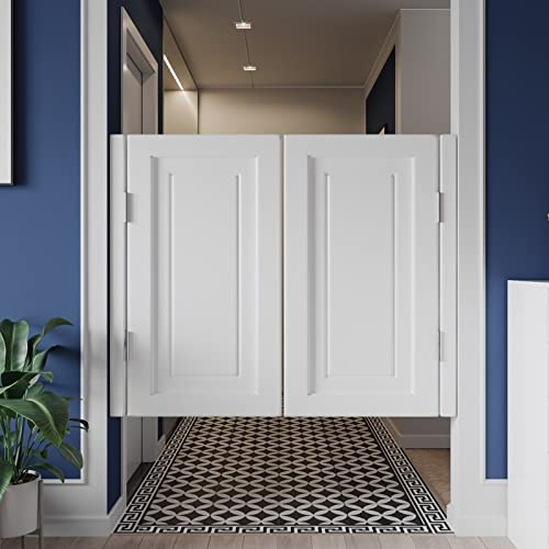Portes de salon à bascule pour salle de bain, buanderie, toilettes, couloir, placard – Porte de café moderne demi-taille