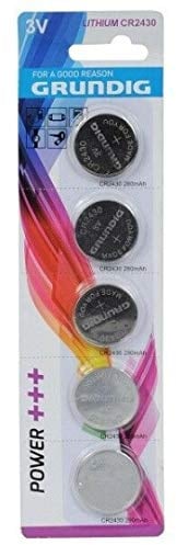 GRUNDIG KNOPFZELLE CR2430 3 V Pack 5