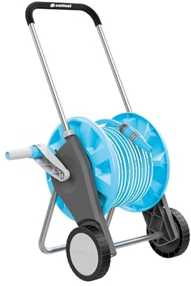 CELLFAST Schlauchtrommel Set Gartenschlauch 20 Meter Schlauchwagen Rasensprenger Schlauchverbinder Anschlusset 1 2 Zoll Compact