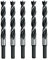 Wood Brad Point Drill Bit Set 1/2 In. Spur Point Stubby Woodworking Twist Drill Bits-5Pcs
