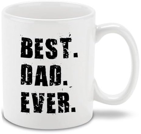 Shop4Ever Tasse à café en céramique Motif Best Dad Ever 11 oz. Best. Dad. Ever.