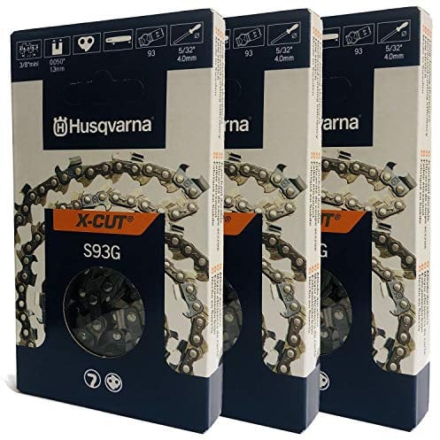 Husqvarna S93G X-Cut Chain 16', 3/8 Mini .050, 3 Pack