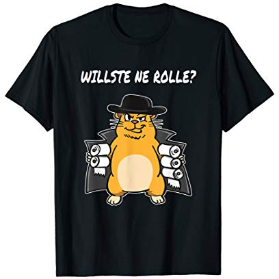 Hamsterkauf Shirt Dabbing Hamster Tshirt Klopapier Nudeln T-Shirt