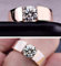 N-K Traditionelle 18 Karat Rose Goldplated Diamond Lovers Versprechen Ring für Paar sehr praktisch und beliebtErschwinglichbillig