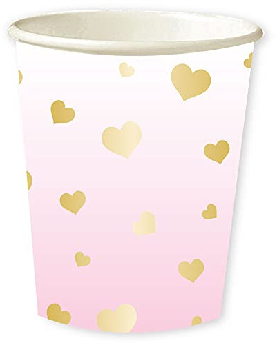 1st Birthday Pink Cups 250ml