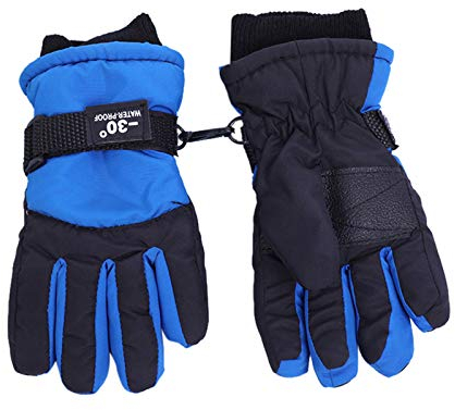 Laonajkd Fausthandschuhe Kinder Wasserdicht Skihandschuhe Winter Handschuhe wasserdichte und Winddichte Verdickt Winterzeit Handschuhe Geeignet für 5-10 Jahre Jungen und Mädchen im Outdoor Sport