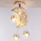 iDEGU LED Deckenleuchte, Moderne Deckenlampe im Mood Design mit Sternen Kreative Kinderlampe mit 5 LED-Glühbirnen Hängelampe für Schlafzimmer Dekoration (20cm, Warmweiß Licht)