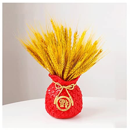 Künstliche Blumen Pflanzen Künstliche Kunstblumen Pflanzen für Vase Künstliche Blume Getrocknete Gerste Blume Tafelaufsätze DIY Künstliche Pflanzen Home Dekorationen Künstliche Blumen für Dekoration