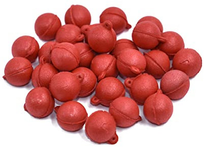 PHECDA PROFLY 30 Stücke 12mm Karpfen Angelköder Boilies Eier schwimmende Kugel /5 Verschiedene Aromen Künstliche Karpfen (Rote Erdbeere-12mm-30pcs)