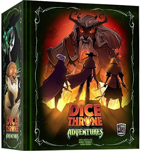 Lucky Duck Games – Dice Throne – Erweiterung ADVENTURES – Gesellschaftsspiel – Strategisches und kooperatives Gesellschaftsspiel – Deckbuilding für Erwachsene und Kinder ab 10 Jahren – 1 bis 4 Spieler